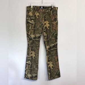 Mossy‎ Oak | Women’s Break up Infinity Midrise Stretch Bootcut Camo Pants 12